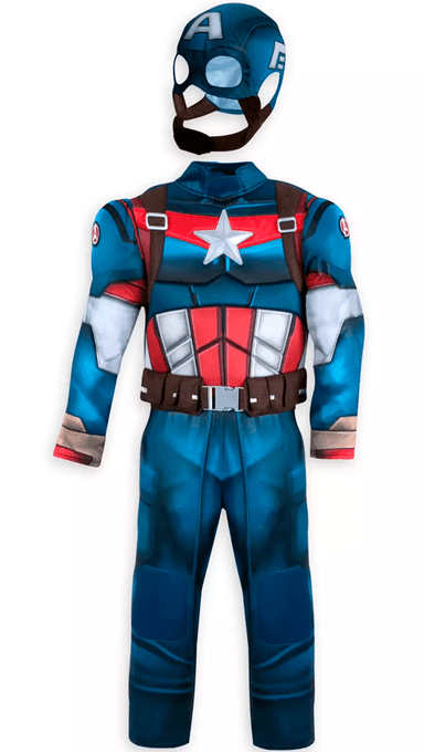 DISFRAZ NIÑO DISNEY MULTICOLOR CAPITÁN AMÉRICA