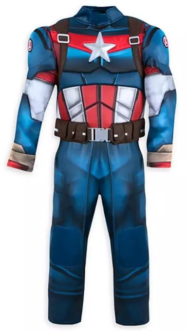 DISFRAZ NIÑO DISNEY MULTICOLOR CAPITÁN AMÉRICA - 2