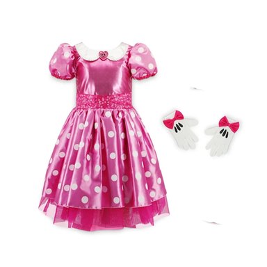 DISFRAZ NIÑA DISNEY FUCSIA MINNIE MOUSE VESTIDO