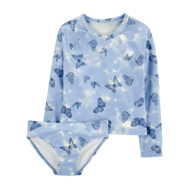 ROPA BAÑO NIÑA CARTER'S AZUL CLARO MARIPOSA 2 PIEZAS