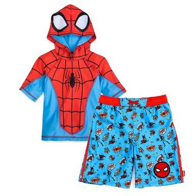 ROPA BAÑO SHORT NIÑO DISNEY ROJO SPIDERMAN