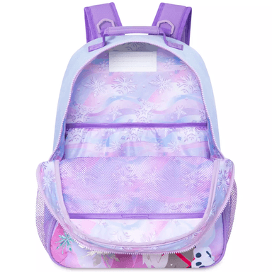 SET DISNEY ANNA Y ELSA FROZEN 2 LILA CLARO MOCHILA Y LONCHERA - 3