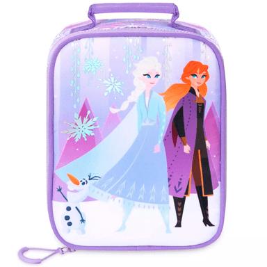 SET DISNEY ANNA Y ELSA FROZEN 2 LILA CLARO MOCHILA Y LONCHERA - 5