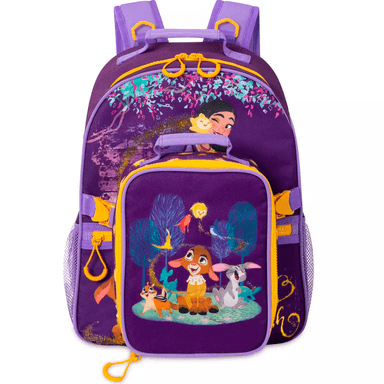 SET DISNEY WISH MORADO MOCHILA Y LONCHERA EL PODER LOS DESEOS - 2