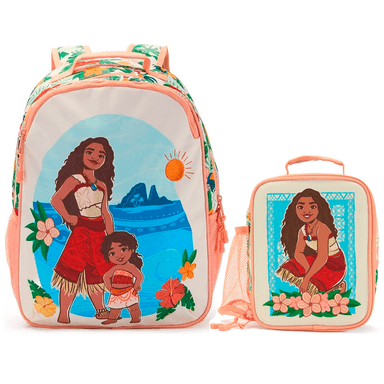 PACK ESCOLAR MOANA Y SIMEA - MOCHILA + LONCHERA