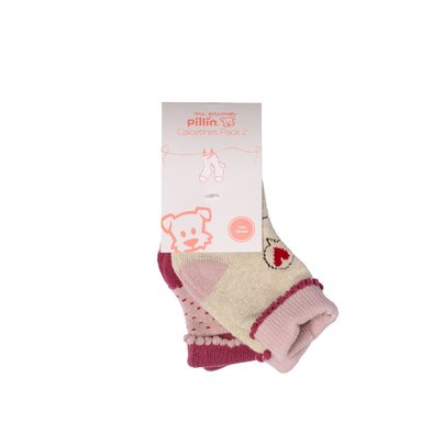 PACK MEDIAS CON CASCABEL BEBÉ NIÑA