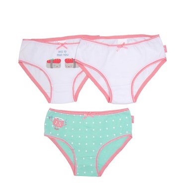 CALZÓN PILLIN NIÑA PACK 3UN