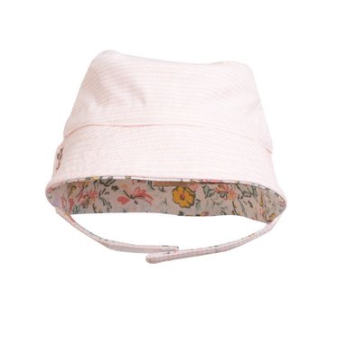 GORRO REVERSIBLE FULL PRINT FLORES BLANCO