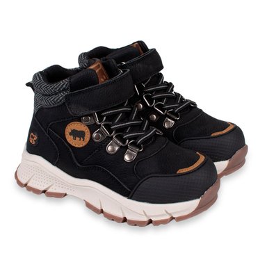 BOTÍN BEBE NIÑO TALLA 21 COLOR NEGRO - 1