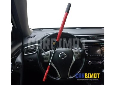 SEGURO GENERAL BLOQUEO TRABA TIMÓN VOLANTE ANTIRROBO AUTOS Y VEHÍCULOS - 2