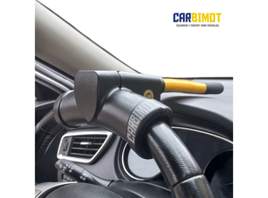 SEGURO BLOQUEO TRABA TIMÓN VOLANTE ANTIRROBO VEHÍCULOS