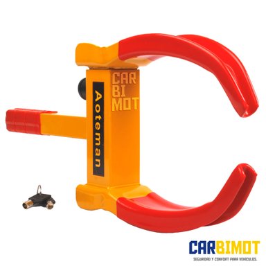 SEGURO BLOQUEO TRABA LLANTAS ANTIRROBO VEHÍCULOS