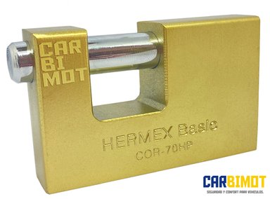 CANDADO HERMEX ANTIPALANCA CERRADURA JUMBO J70 ANTICIZALLA