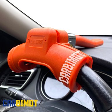 SEGURO BLOQUEO TRABA PEDAL VOLANTE TIMÓN ANTIRROBO AUTOS - 2