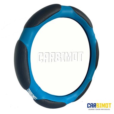 FUNDA COBERTOR FORRO PROTECTOR CUBRE VOLANTE TIMÓN VEHICULAR AZUL