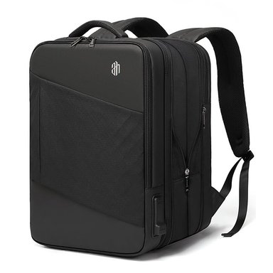 MOCHILA ARCTIC HUNTER 0345 NEGRO HOMBRE EXPANDIBLE VIAJE LAPTOP
