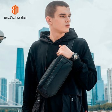 CANGURO RIÑONERA HOMBRE ARCTIC HUNTER 0043 NEGRO - 4