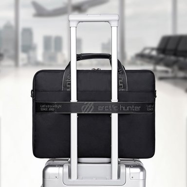 MALETÍN ARCTIC HUNTER GW00022 NEGRO HOMBRE 22 LAPTOP - 3