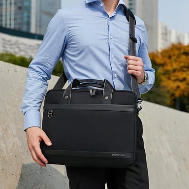 MALETÍN ARCTIC HUNTER GW00022 NEGRO HOMBRE 22 LAPTOP - 5