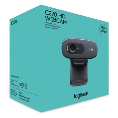 CÁMARA WEB LOGITECH C270 HD 720P VIDEOCONFERENCIA - 5