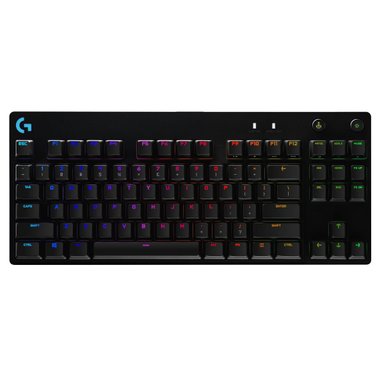 TECLADO LOGITECH G GX BLUE CLICKY RGB LYGHTSYNC PRO TKL - 1