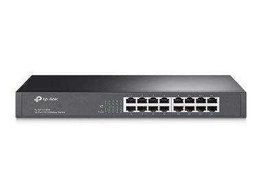 TP-LINK - SWITCH TL-SF1016DS RACKMOUNT 16 PUERTOS 10/100 MBPS - 1