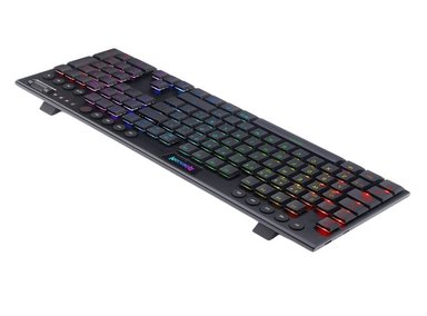 REDRAGON - TECLADO HORUS K619 RGB WIRED USB SWITCH RED BLACK - 3