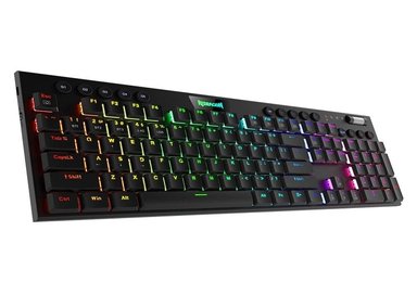 REDRAGON - TECLADO HORUS K619 RGB WIRED USB SWITCH RED BLACK - 4