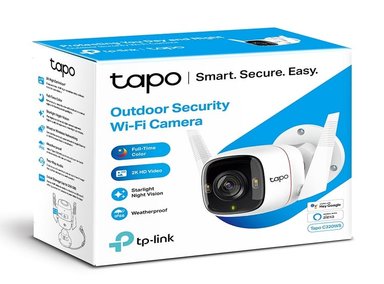 CÁMARA DE SEGURIDAD TP-LINK TAPO C320WS IP 2K 2560 X 1440 PX 4MP IP66 - 3