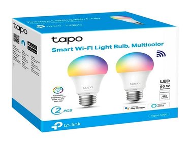 FOCO TP-LINK TAPO L530E (2-PACK) SMART WI-FI LIGHT BULB MULTICOLOR - 2