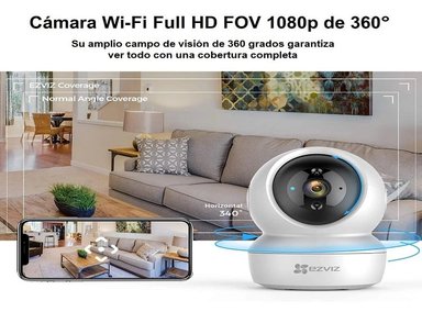 CÁMARA DE SEGURIDAD EZVIZ H6C 2K+ IP 4MP WIFI H.265 BLANCO - 6