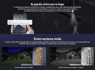 CÁMARA DE SEGURIDAD EZVIZ CB8 IP 2K 3MP BATERIA RECARGABLE 210 DIAS BLANCO - 3