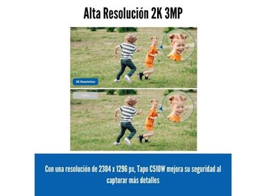 CÁMARA DE SEGURIDAD TP-LINK TAPO C510W IP WI-FI OUTDOOR 2K 3MP IP65 - 2