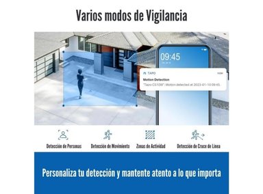 CÁMARA DE SEGURIDAD TP-LINK TAPO C510W IP WI-FI OUTDOOR 2K 3MP IP65 - 5