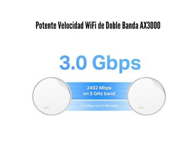 SISTEMA WI-FI TP-LINK MESH DECO X50-POE (2-PACK) AX3000 - 2