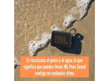 PARLANTE BLUETOOTH JBL GO 4 IP67 WATERPROOF NEGRO 5 W - 5