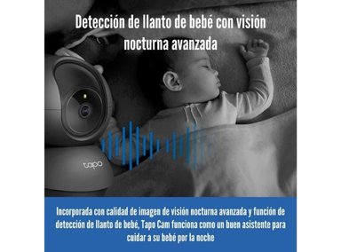 CÁMARA DE SEGURIDAD TP-LINK TAPO C211 WIFI 2K 3MP 360° NEGRO - 4