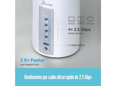 TP-LINK - SISTEMA WI-FI 7 MESH DECO BE65 (3-PACK) BE11000 - 6