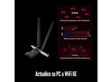 ADAPTADOR TP-LINK ARCHER TXE72E PCIE WI-FI 6E AXE5400 BLUETOOTH 5.3 - 4