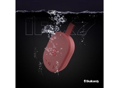 PARLANTE BLUETOOTH SKULLCANDY OUNCE IPX7 WATERPROOF RED 5 W - 2