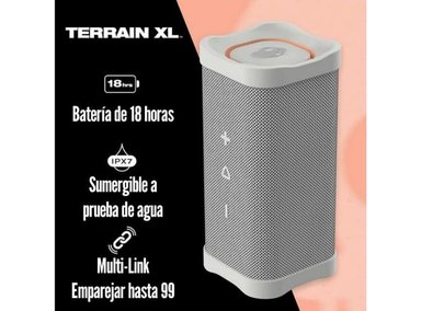 PARLANTE BLUETOOTH SKULLCANDY TERRAIN XL IPX7 WATERPROOF BONE GREY 5 W - 3