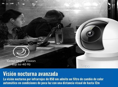 CÁMARA WIFI TP-LINK TAPO C222 2K QHD (2560 X 1440 PX) 4MP - 4