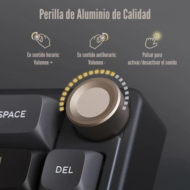 ROYAL KLUDGE - TECLADO R65 WIRED 65% PHANTOM SWITCH CHARTREUSE - 2