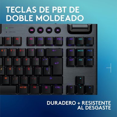 LOGITECH G - TECLADO G915 X TKL WIRELESS RGB SWITCH TACTILE - NEGRO - 6