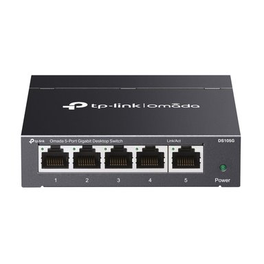 TP-LINK - SWITCH DS105G DE 5 PUERTOS GIGABIT OMADA UNMANAGED - 1