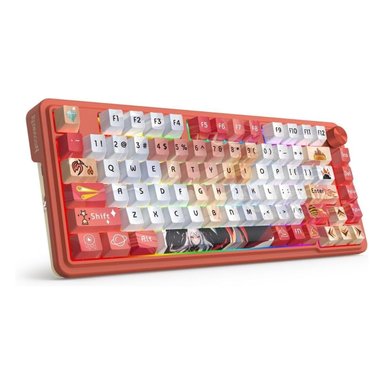REDRAGON - TECLADO UCAL PRO K673AK 75% WIRELESS ANIME - 1