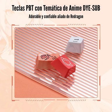REDRAGON - TECLADO UCAL PRO K673AK 75% WIRELESS ANIME - 2