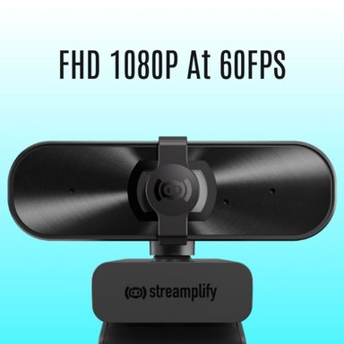 STREAMPLIFY - CÁMARA WEB CAM MINI FHD-2M60 FULLHD 60FPS - NEGRO - 2