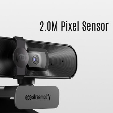 STREAMPLIFY - CÁMARA WEB CAM MINI FHD-2M60 FULLHD 60FPS - NEGRO - 3