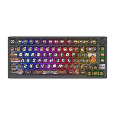 ROYAL KLUDGE - TECLADO M75 HE WIRELESS 75% HEPHAESTUS SWITCH MINT - 1